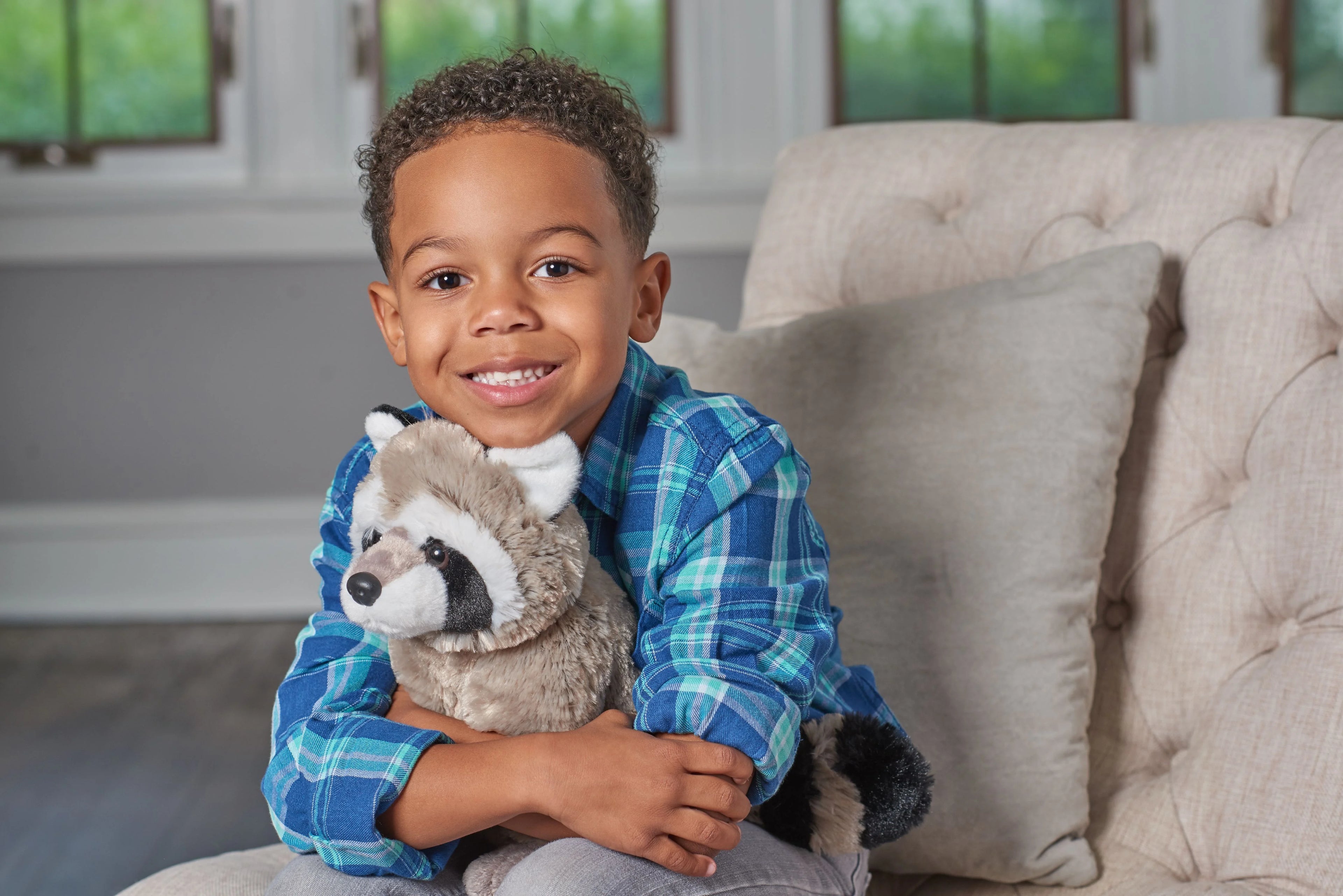 Raccoon Plush Stuffed Animal, 12 Inches L498