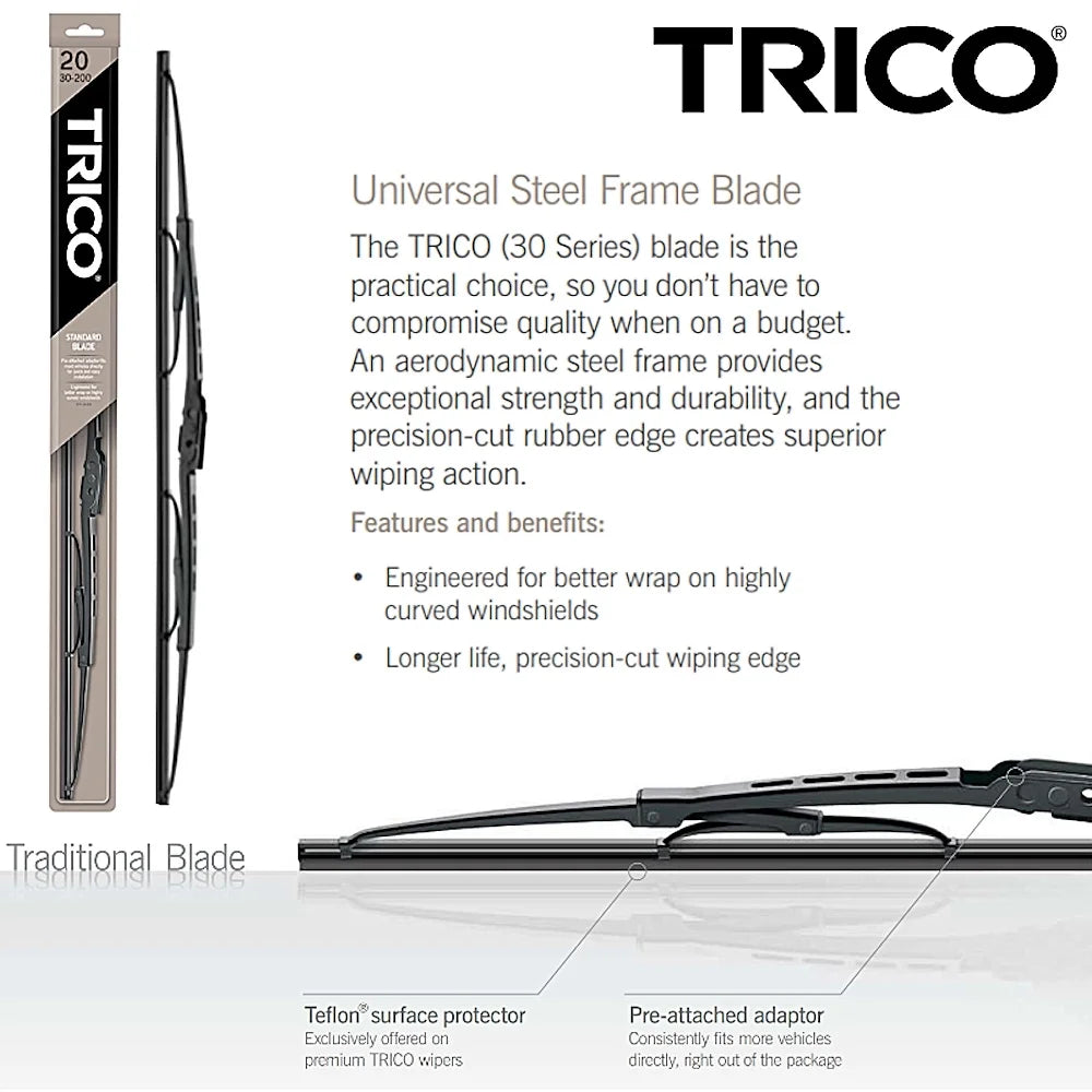 Wiper Blades Set of 3 with Rear Wiper E8119