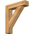 Traditional Block Rough Sawn Bracket with Offset Brace G8325