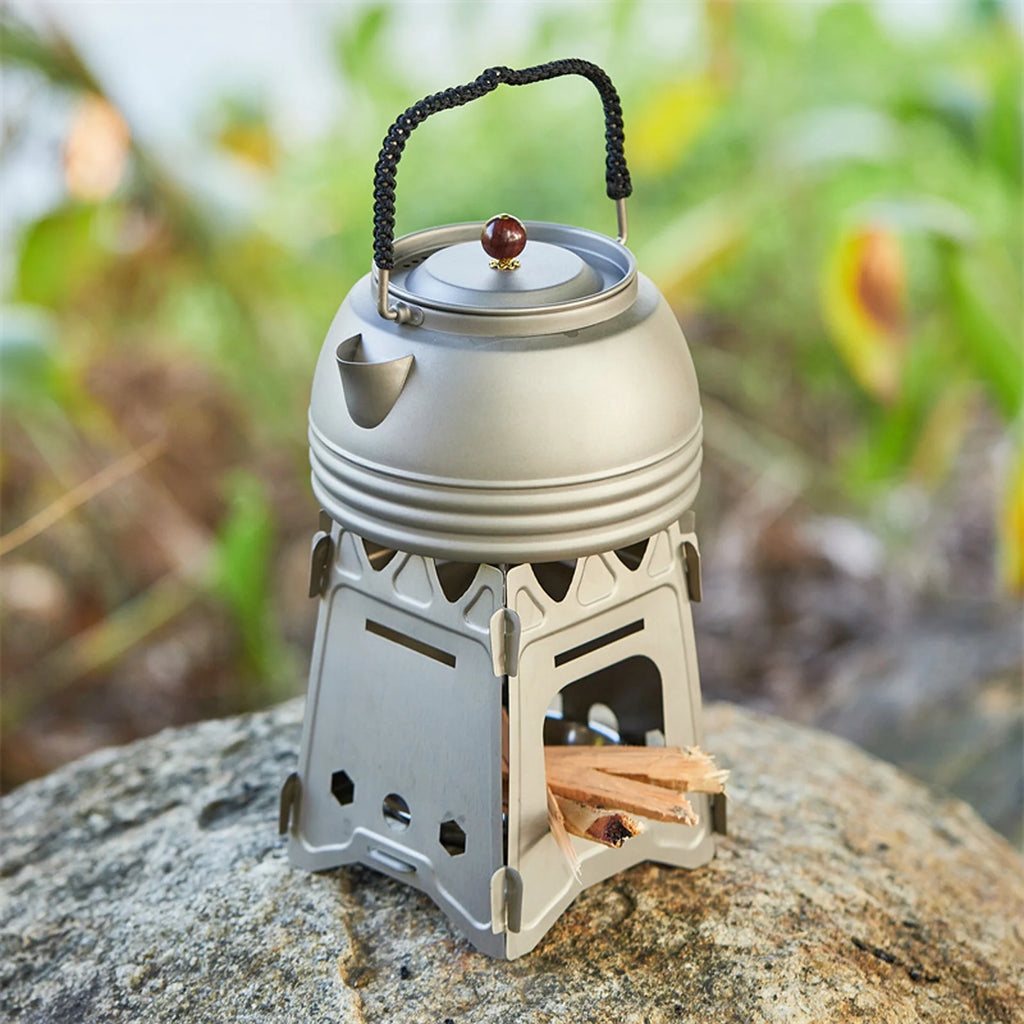 Outdoor Water Kettle Portable Tea Coffee Pot Picnic Pure Kettle T50152
