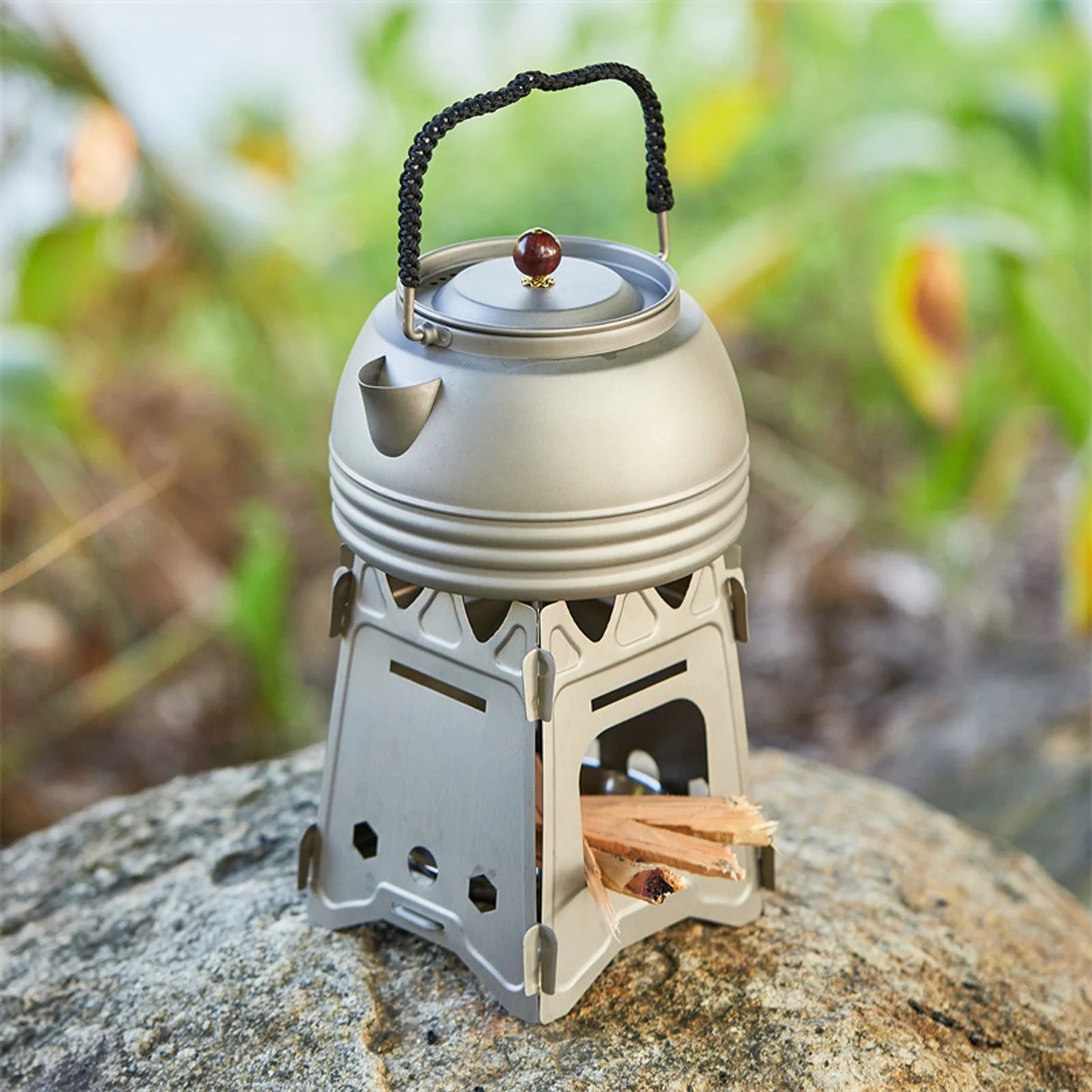Outdoor Water Kettle Portable Tea Coffee Pot Picnic Pure Kettle T50152