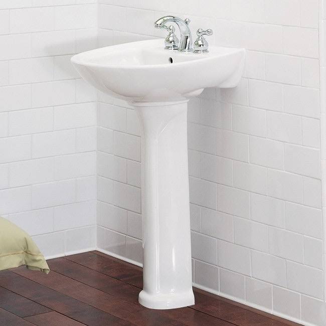 White Pedestal Sink A477563