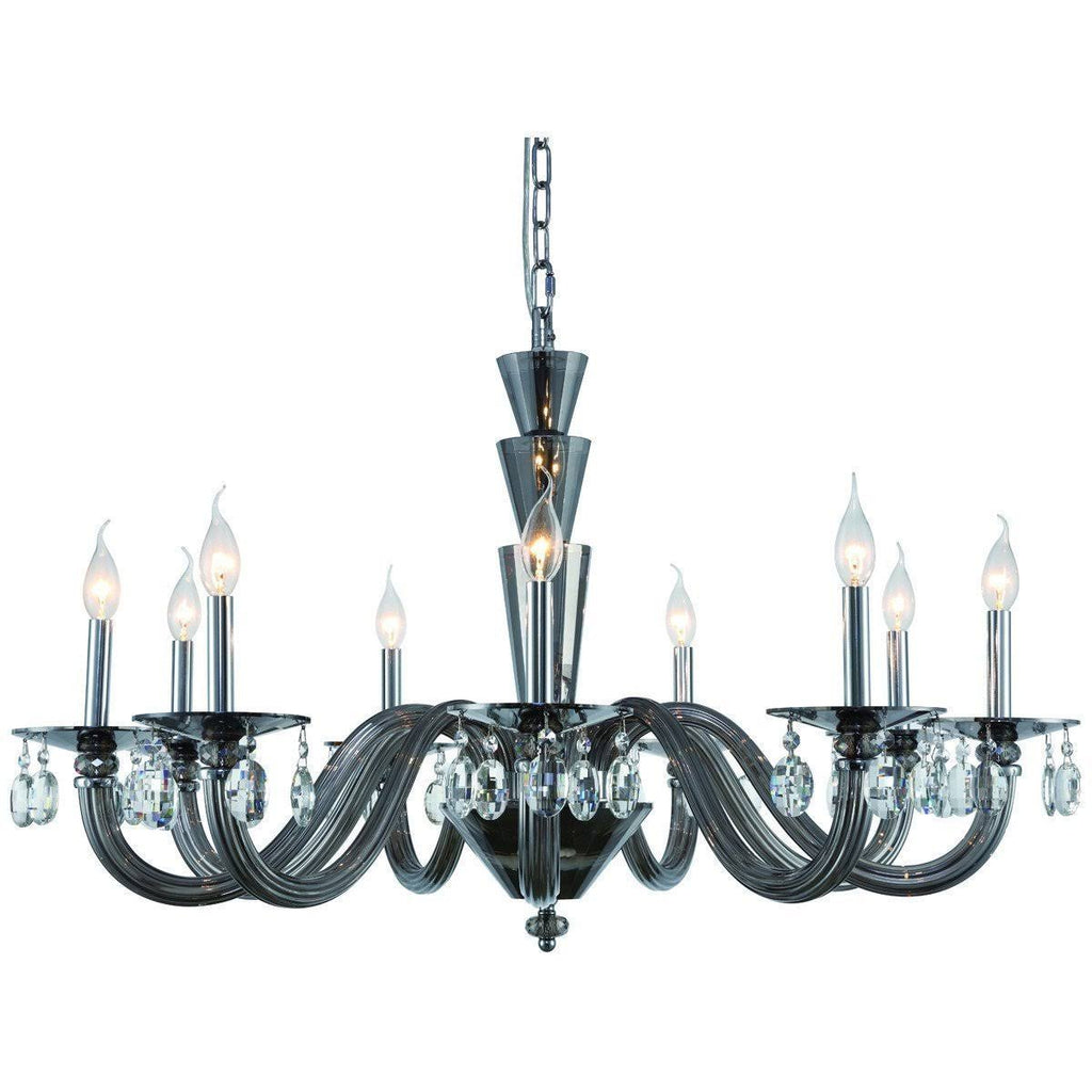 Satin Nickel 6 Light Chandelier R36802