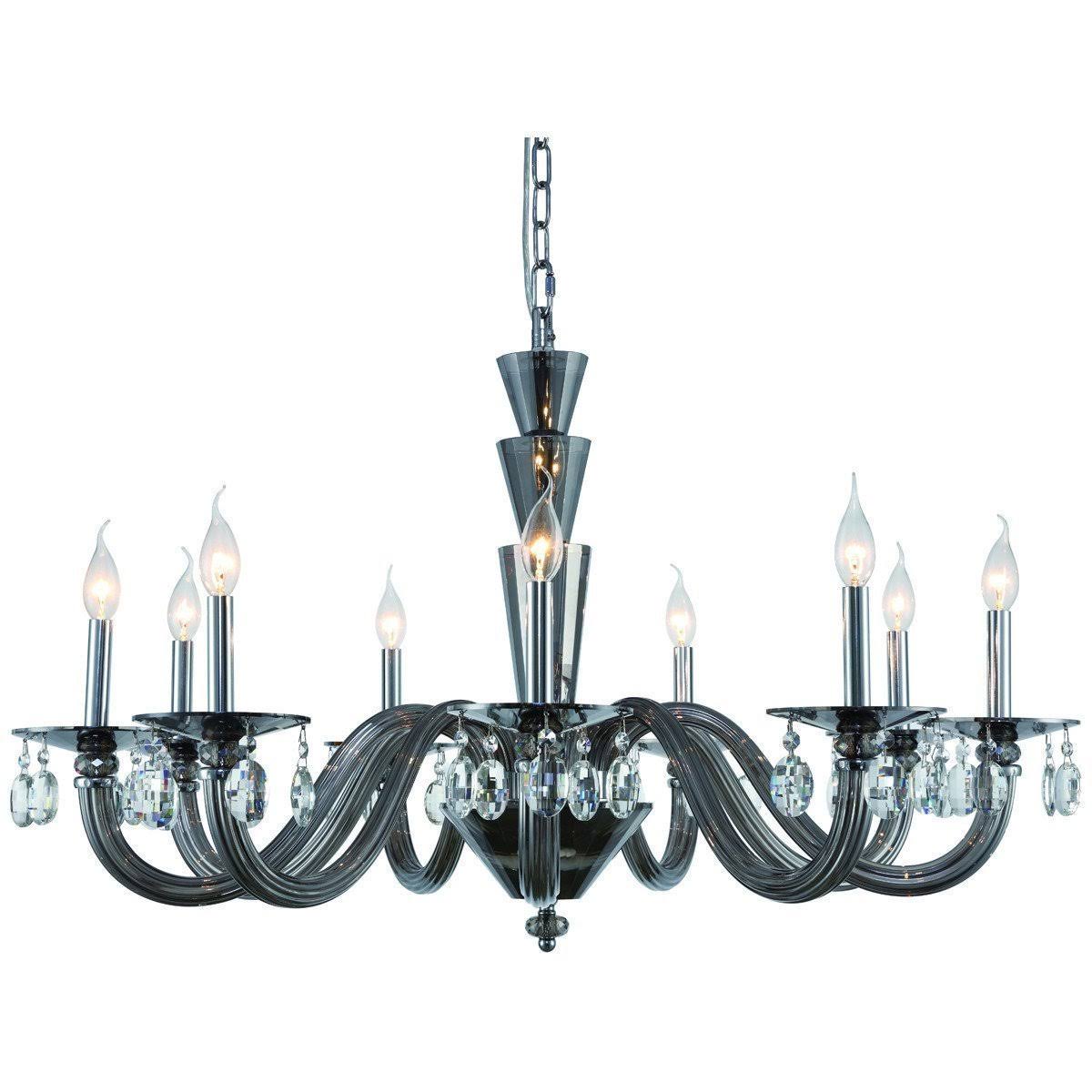 Satin Nickel 6 Light Chandelier R36802