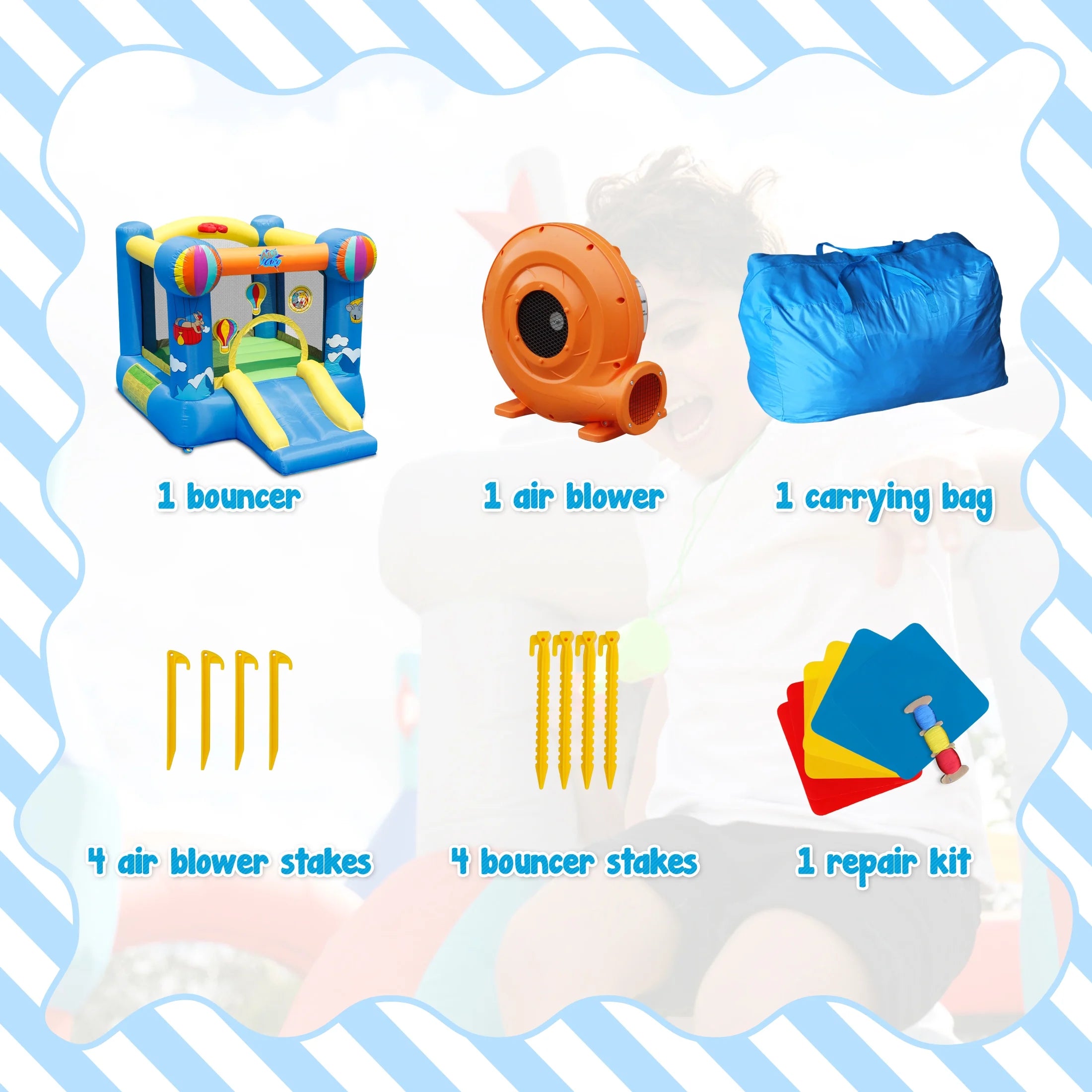 Bounce House with Air Blower J16039