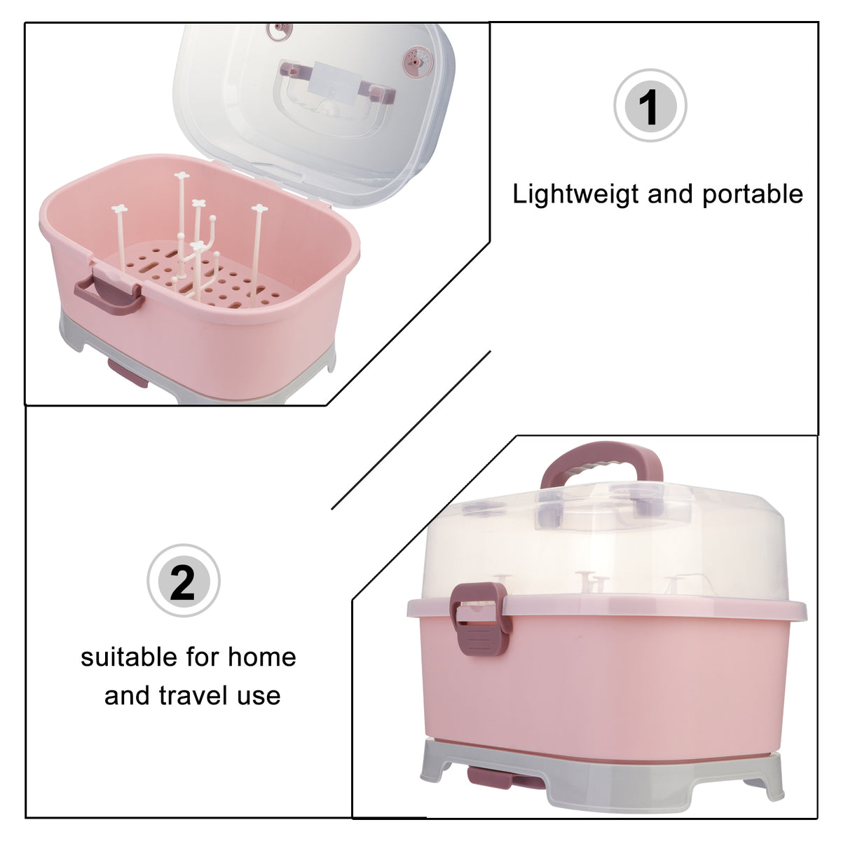 Milk Bottle Drying Rack Box D3892