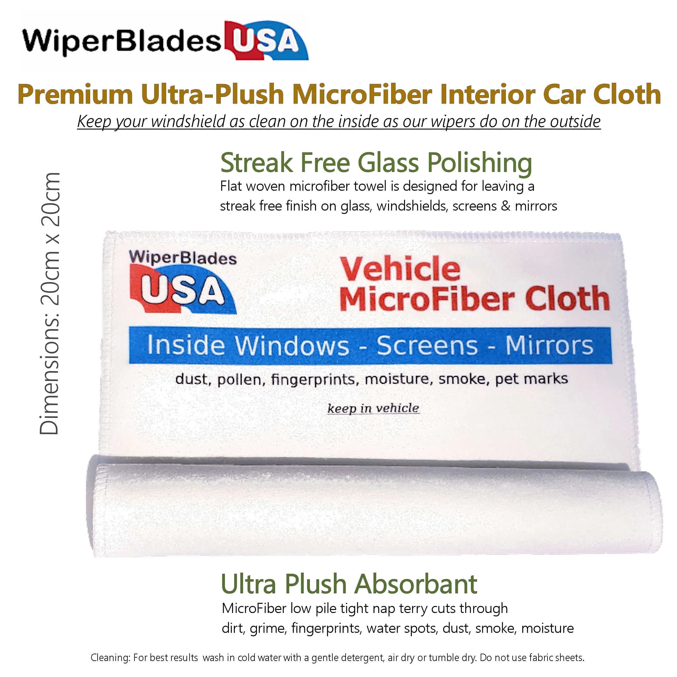 Wiper Blades Set of 3 with Rear Wiper E8119