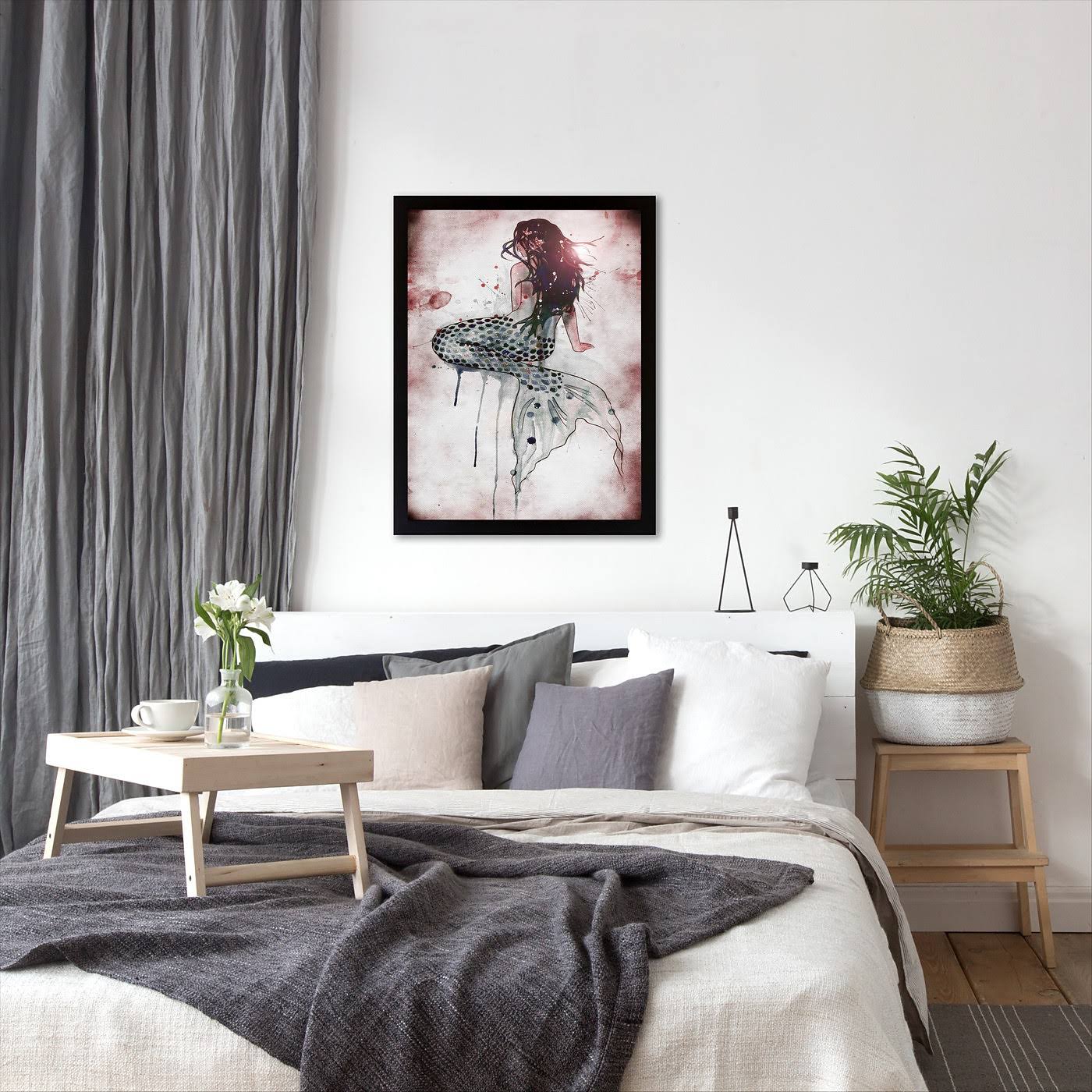 Mermaid 2 Black Frame 22x22x28x22 W405217