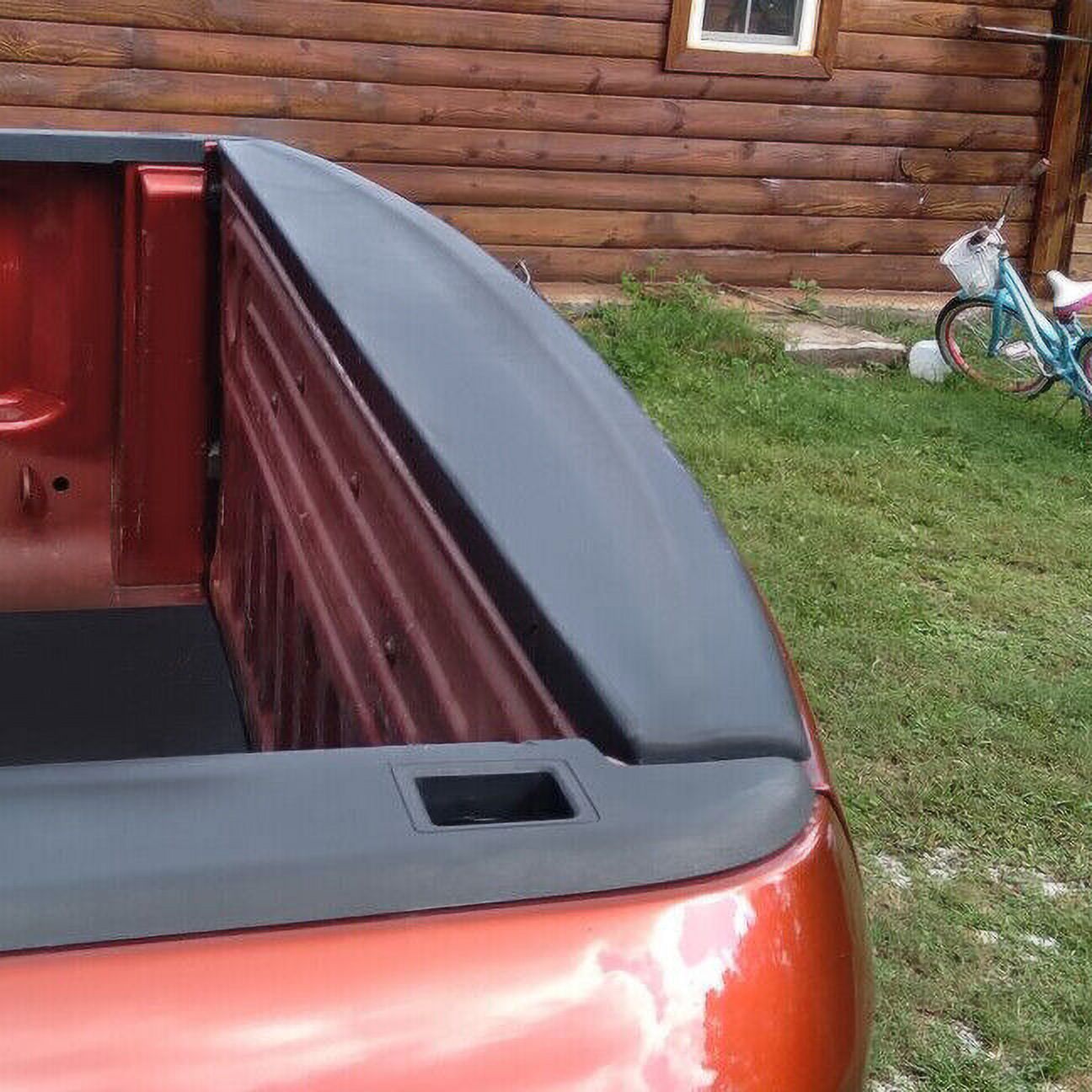 Tailgate Protector Spoiler Top Cap Molding Cover for 2009-2018 Dodge Ram 1500 2500 3500 Q88778