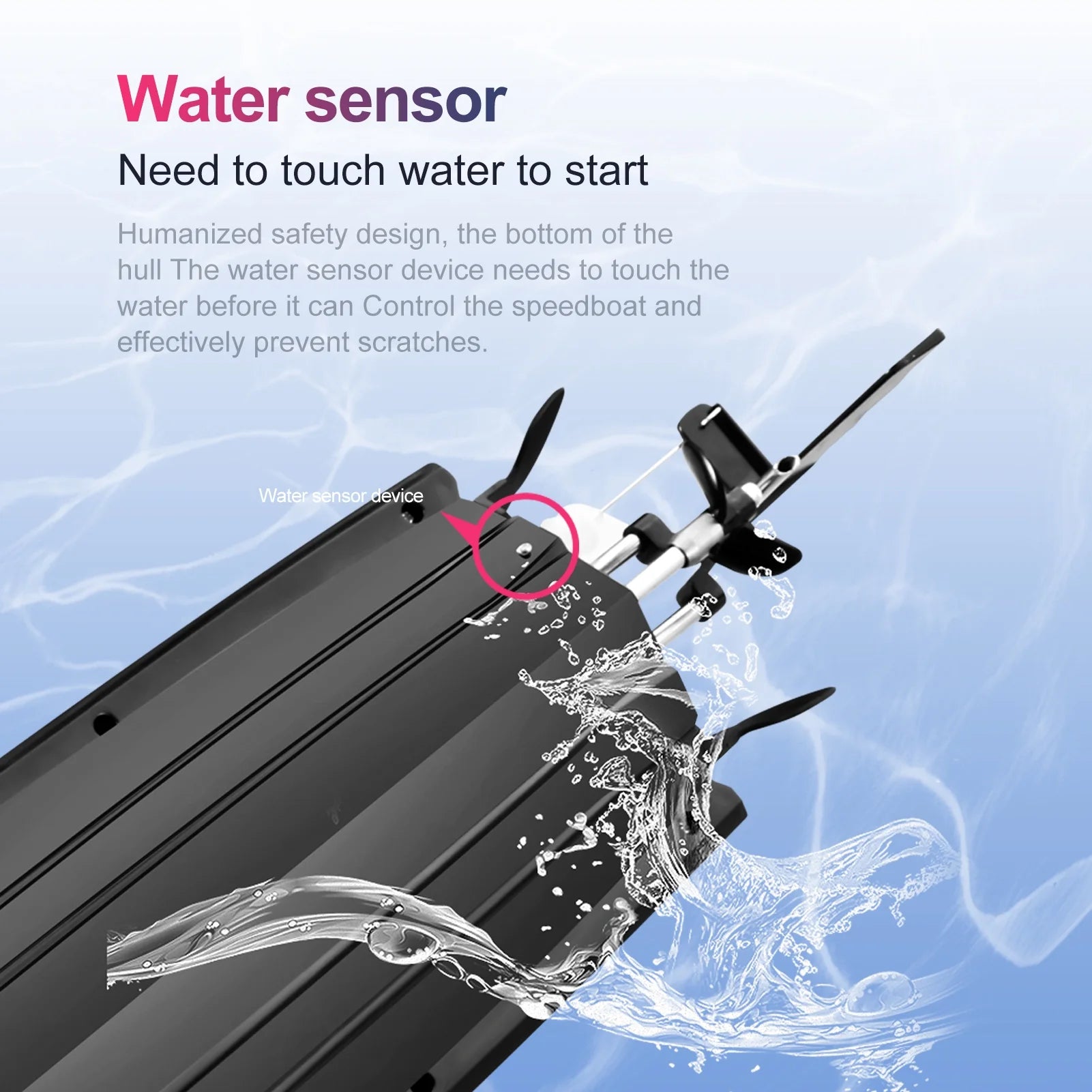 Remote Control Boat Toy with Low Battery Alarm H933