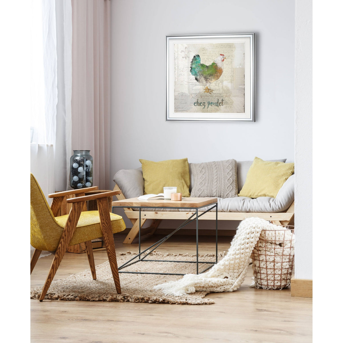 Framed Giclee Print 32 x 32 M17478