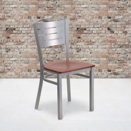 Silver Slat Chair, Seat, PK2 V5138