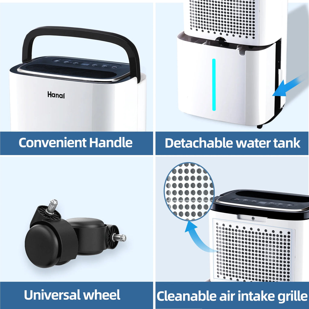 22 Pints Portable Dehumidifier with Drain Hose Y71905