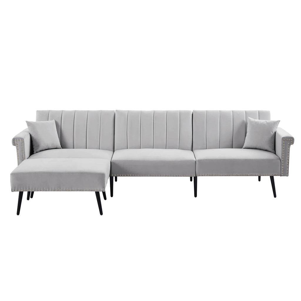 Grey Sectional Sofa Bed Z378