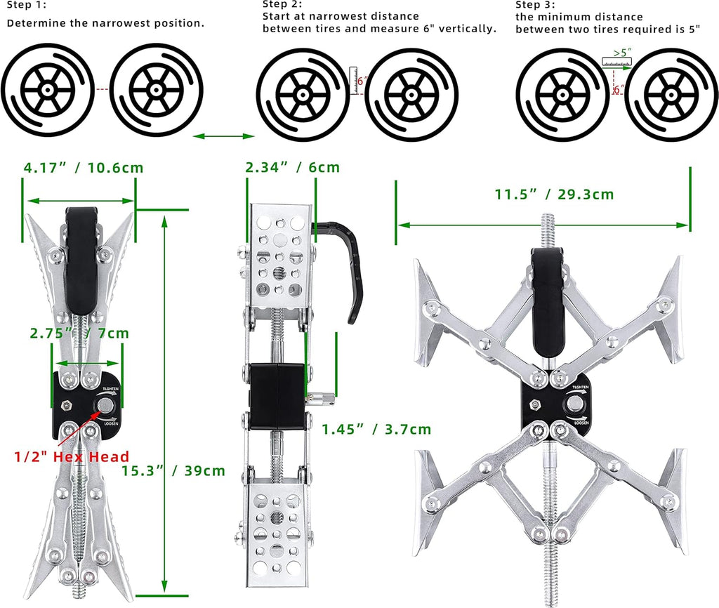 2 Pack X-Shaped Wheel Chock S549857