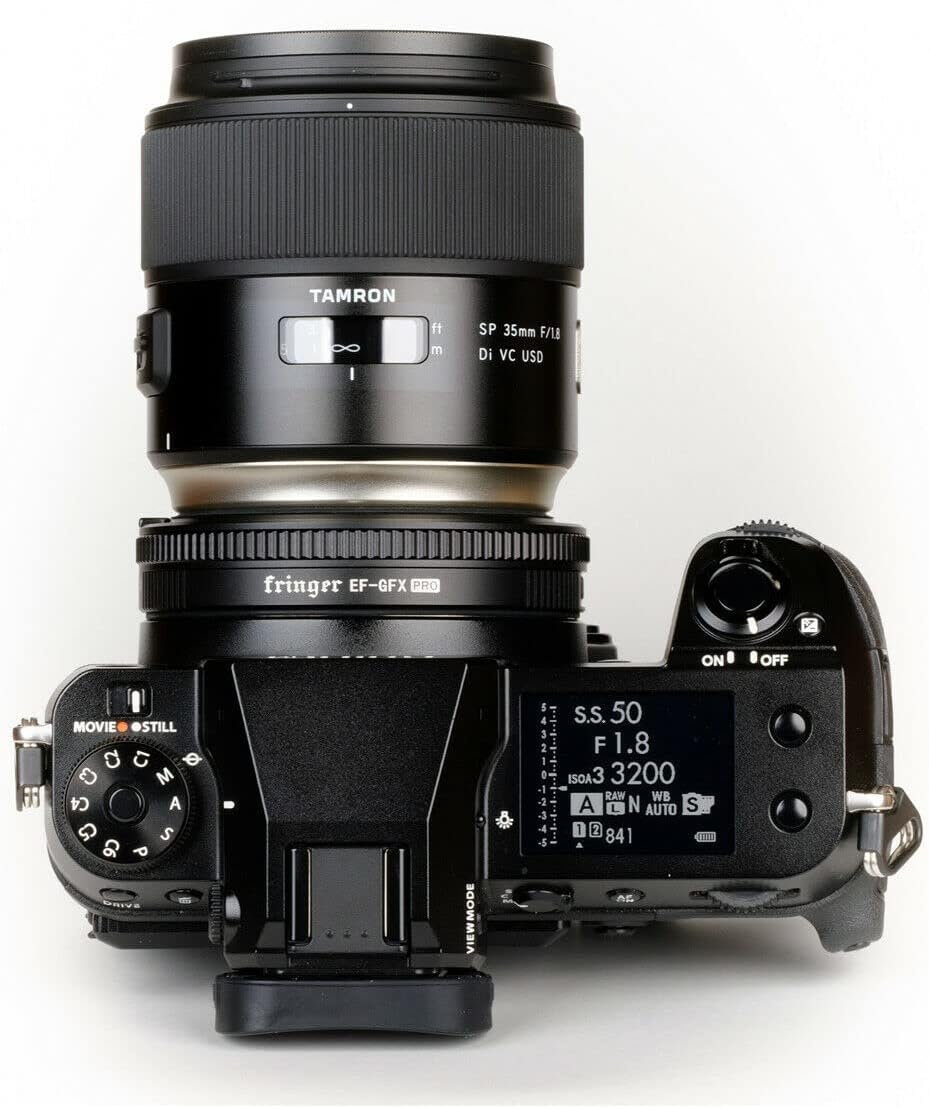 Auto Focus Lens Adapter for CAN0N EF EF-S Lens to Fuji GFX Camera J909