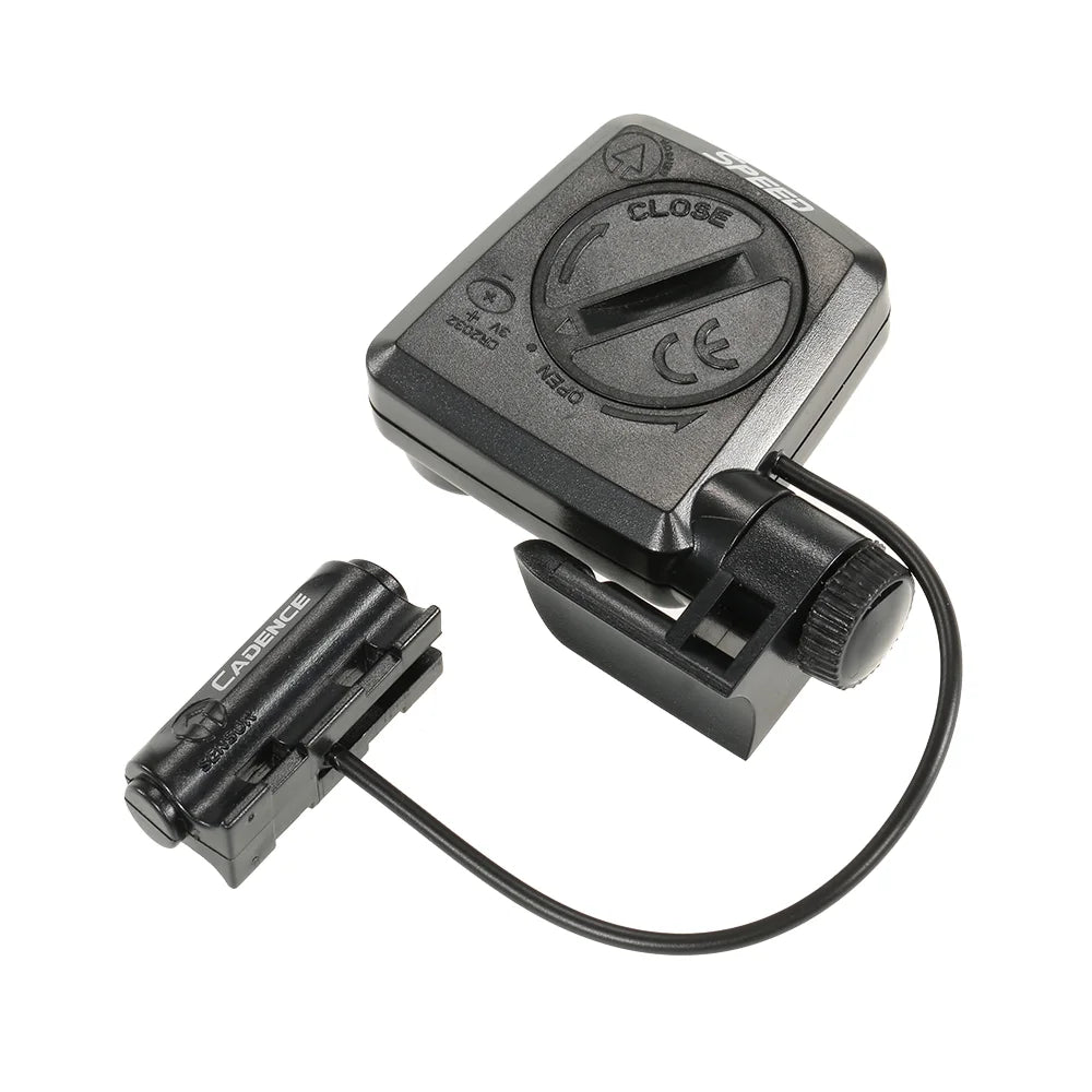 2-in-1 Wireless LCD Cycling Computer Speed Cadence Water-resistant E831