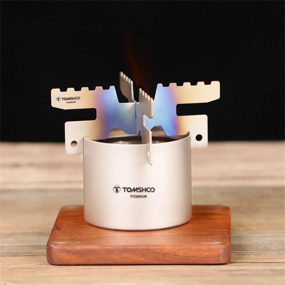 Lightweight Alcohol Stove with Cross Stand Rack U758