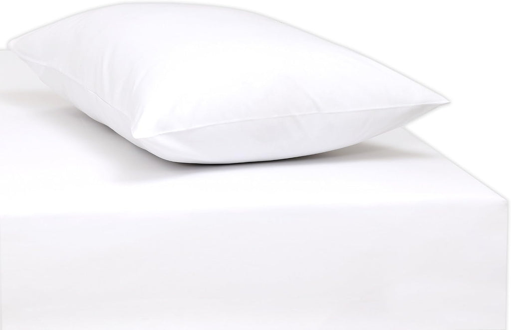Queen XL White Percale Flat Sheet J52354
