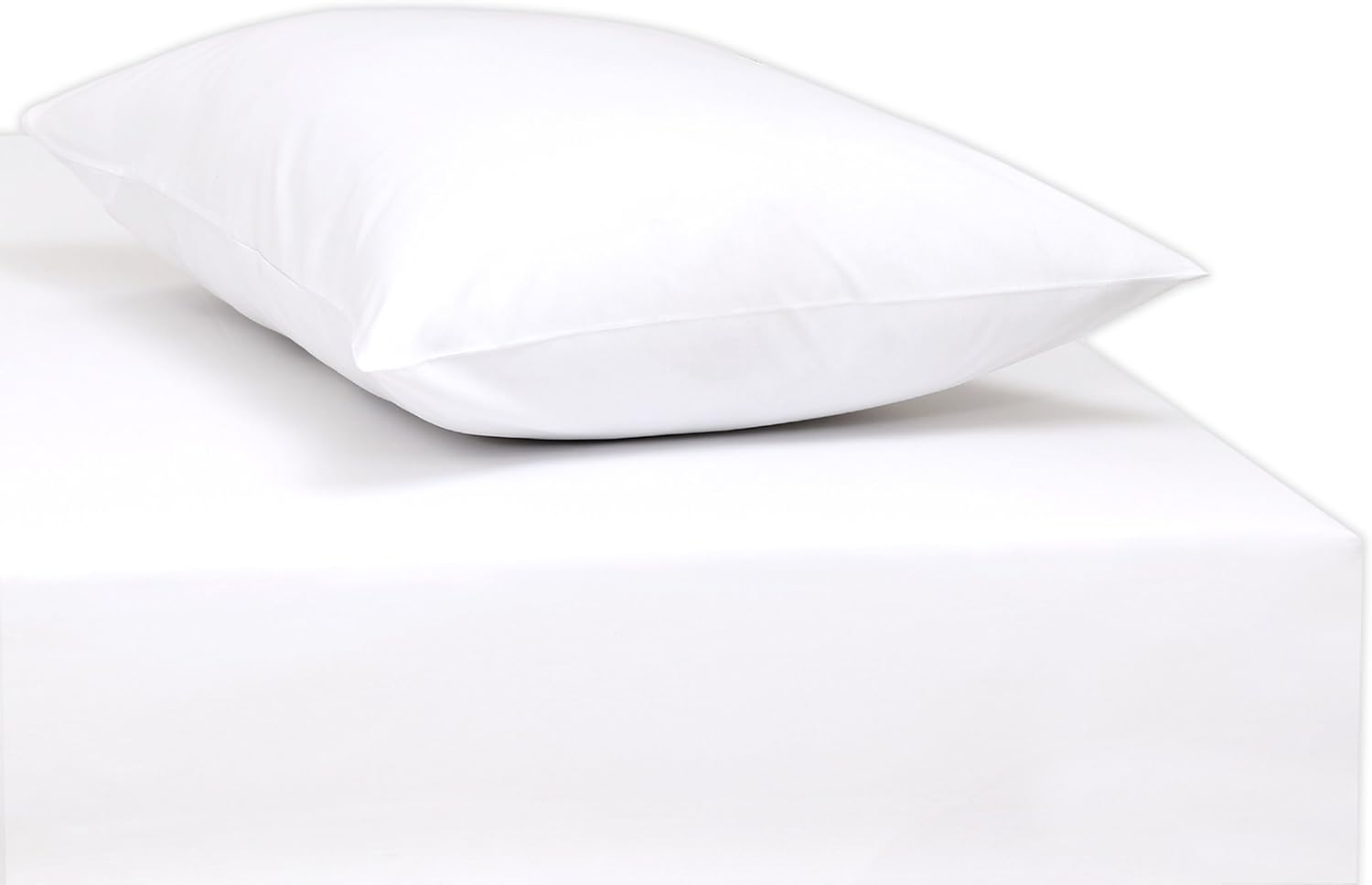 Queen XL White Percale Flat Sheet J52354