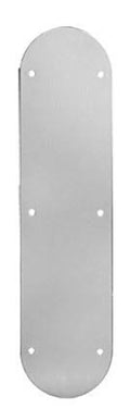 Polished Chrome Self-Adhesive Push Plate Y85119