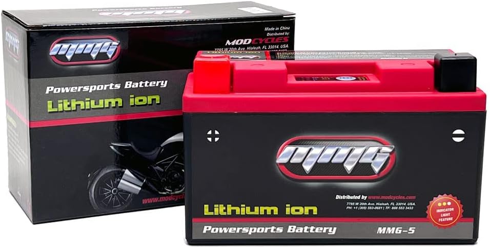 Lithium Ion Sealed Powersports Battery 12V 280 CCA D598