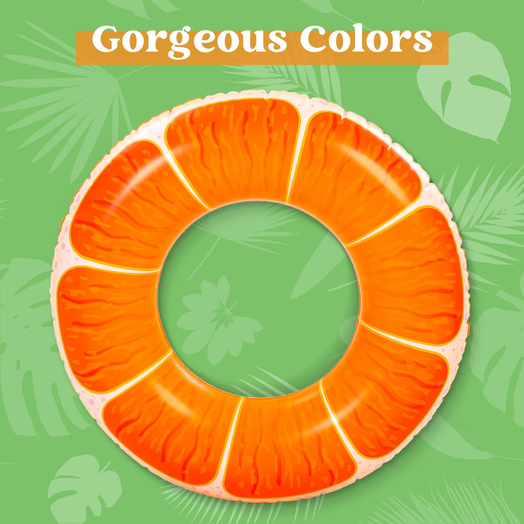 4 Pcs Inflatable Fruit Pool Floats C2408