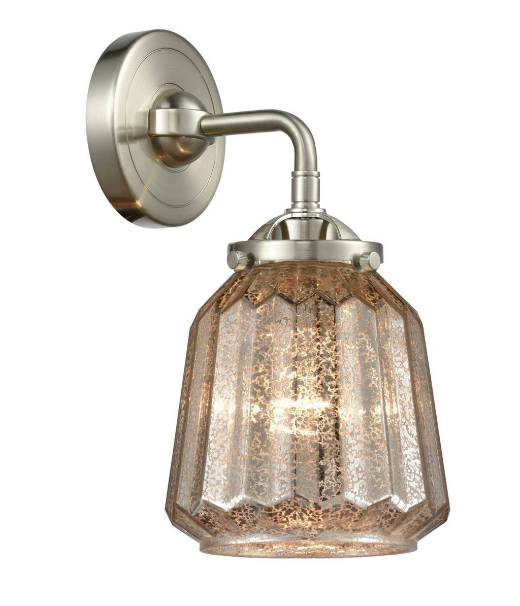Brushed Satin Nickel 1 Light Sconce N1201