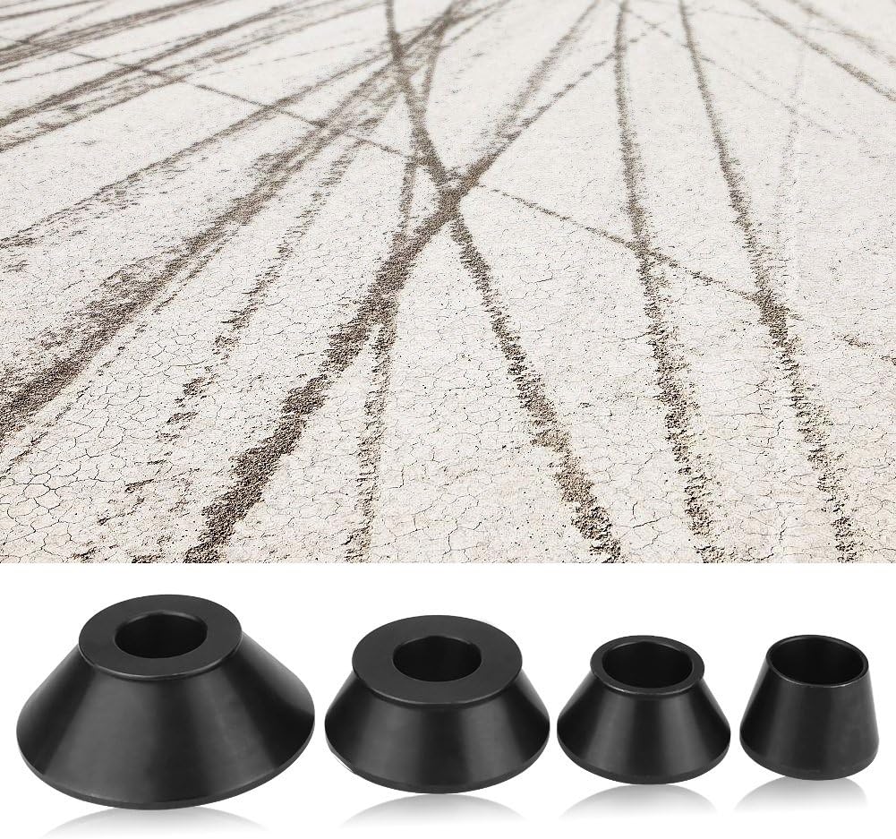 Wheel Balancer Cone Set, 4 Pieces Carbon Steel, 1.77-5.39 Inches V8024