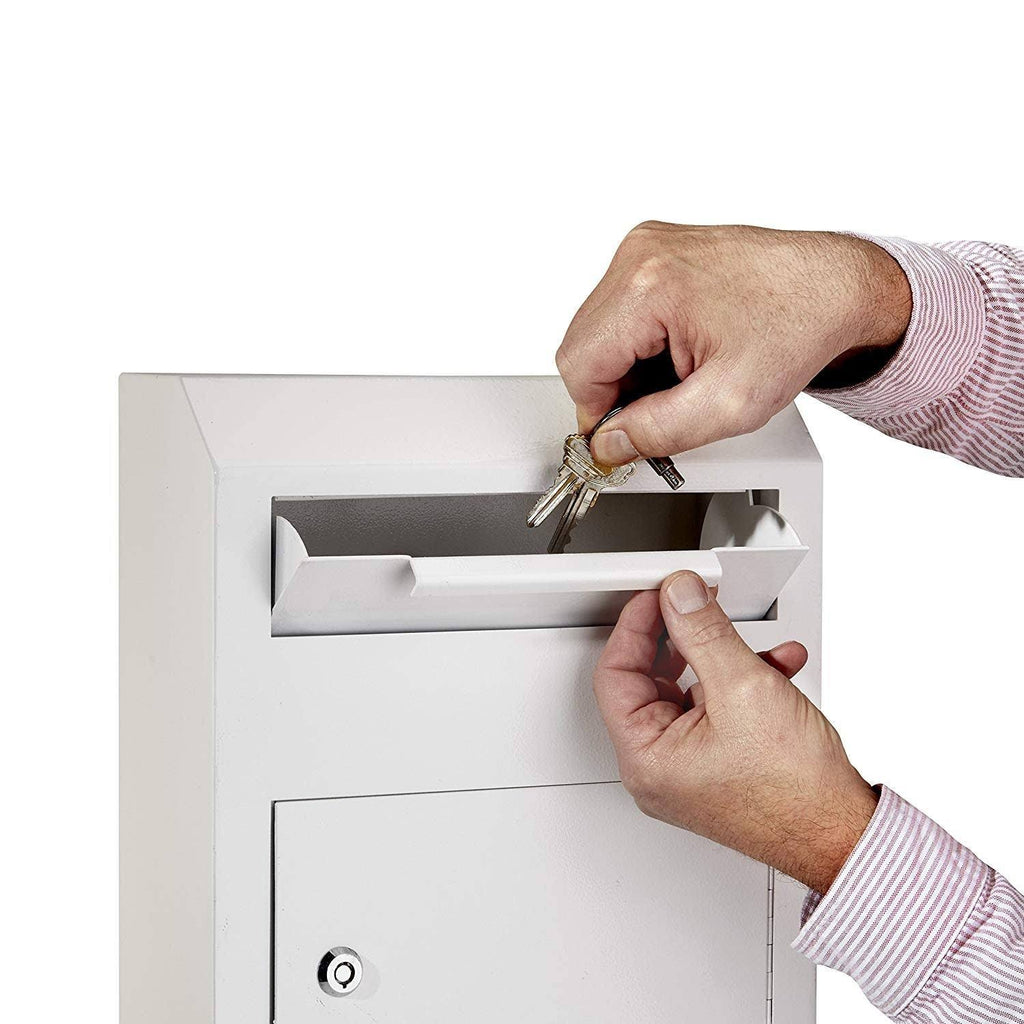 Black Heavy-Duty Secured Drop Box H136395