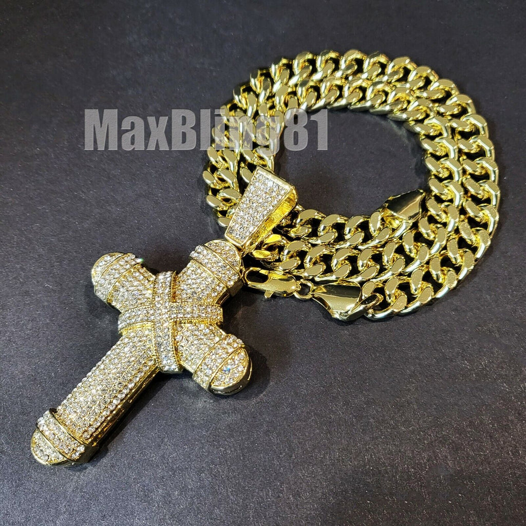 Hip Hop Cuban Chain Necklace M8286
