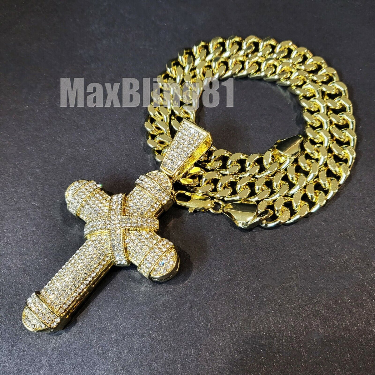 Hip Hop Cuban Chain Necklace M8286