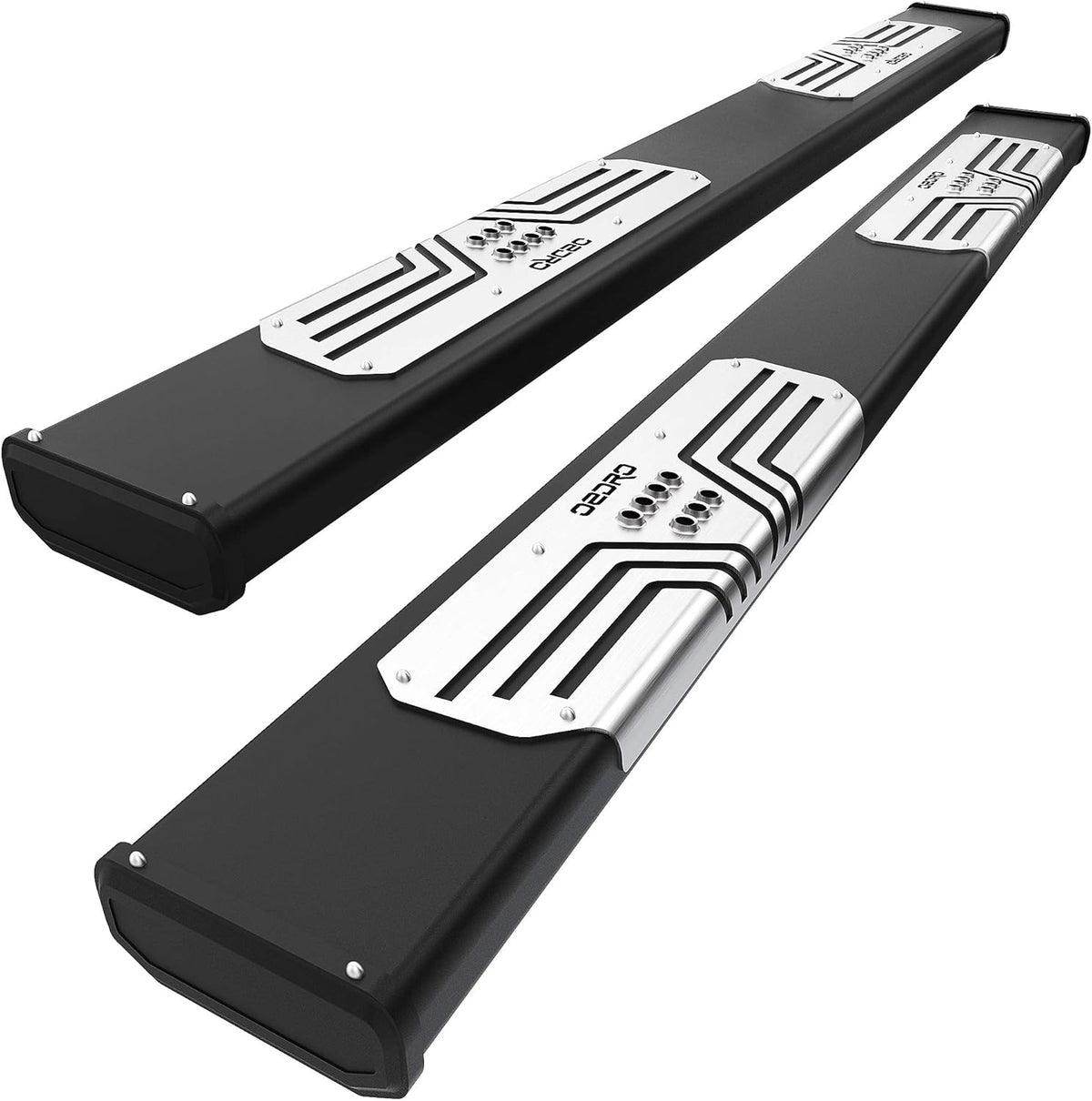 Black Aluminum Side Step Running Boards Nerf Bars O21060