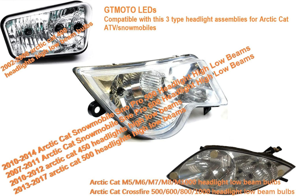 6000K LED Headlight Bulbs, 2-Pack Y51806