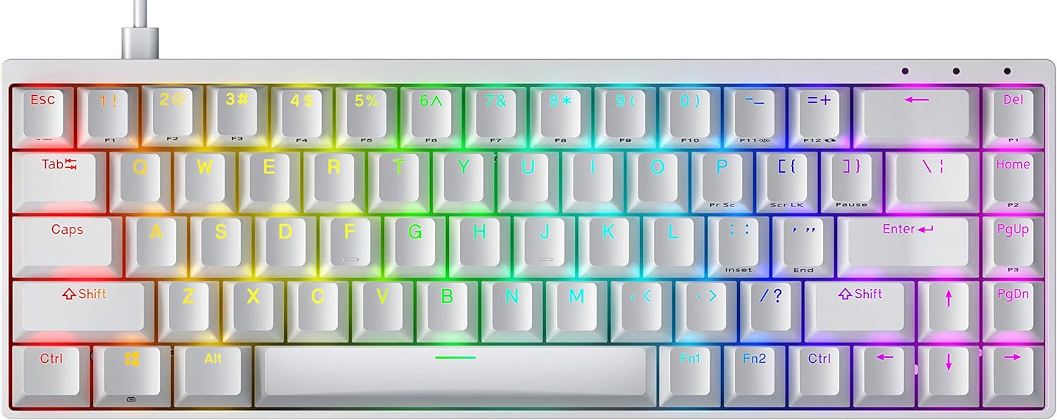 65% RGB Mechanical Keyboard with Cherry Brown Switch S143