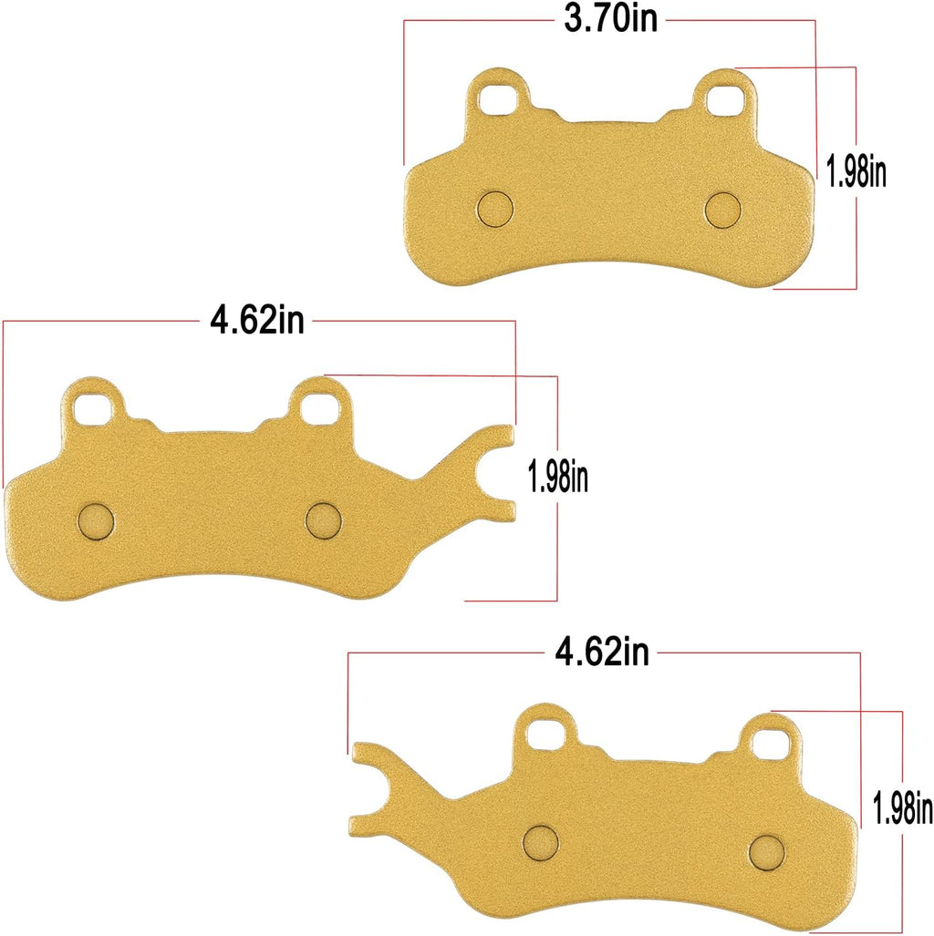 Front & Rear Severe Duty Replacement Brake Pads H881719