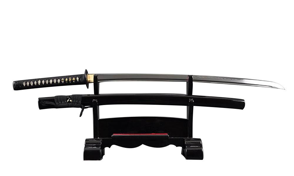 Black 1095 Carbon Steel Samurai Katana Sword Y9140