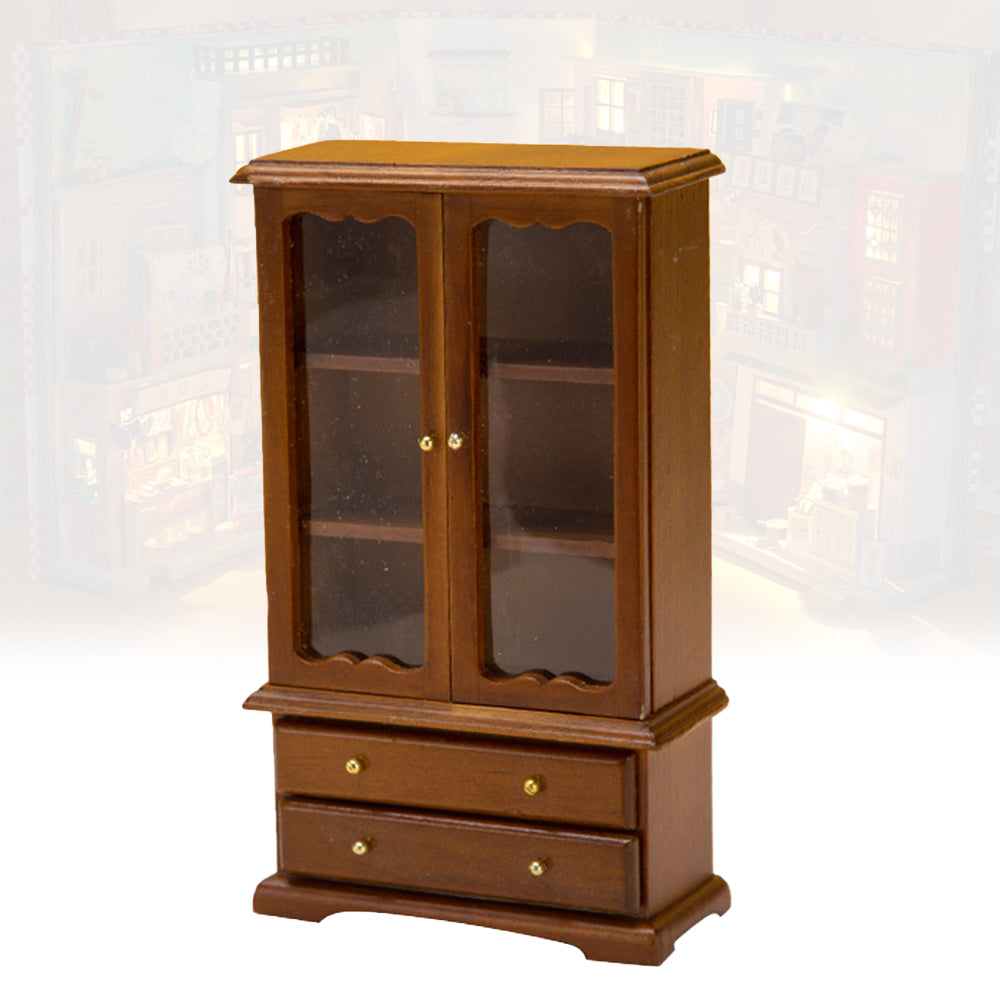 1/12 Miniature Kitchen Cabinet Cupboards with Drawer Dollhouse Furniture Toy U332
