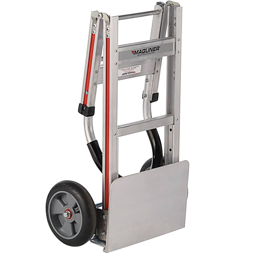 Folding 2-Wheel Hand Truck with Straight Back Frame, U-Loop Handle, 8 in. Rubber Wheels, 500 lb. Capacity U249