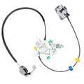 Rear Door Lock Latch Cable Actuator Assembly Set Left Driver Side Upper and Lower for Ford F250 F350 F450 F550 Super Duty Extended Cab 1999-2007 Pack of 2 R477693