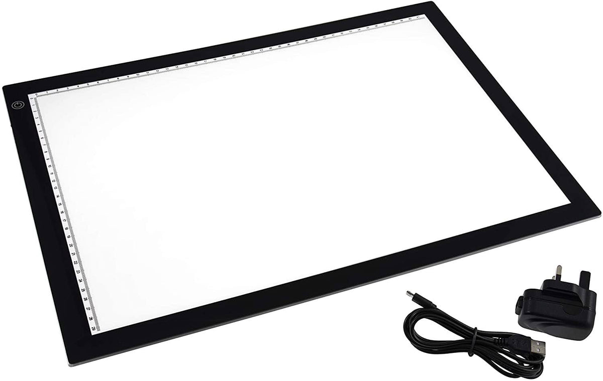 A3 Black LED Light Box J9607