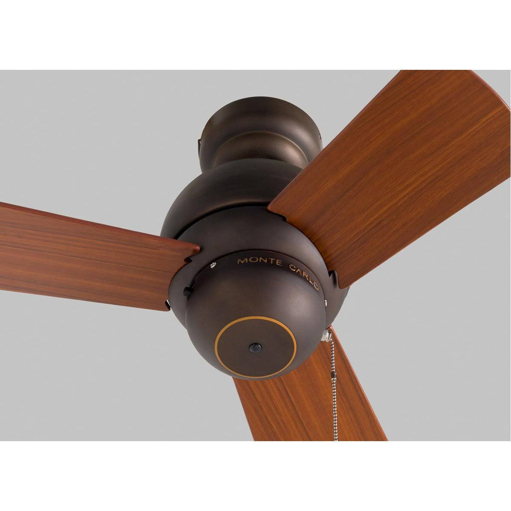 Micro 24x22 Ceiling Fan - Roman Bronze - Teak Blades J394467