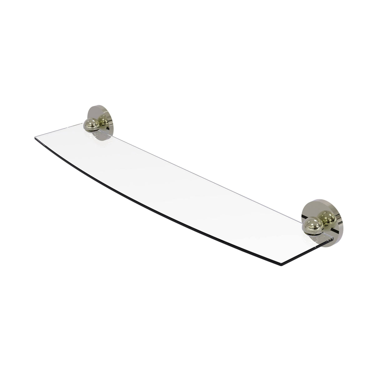 Polished Nickel 24 inch Glass Shelf C961