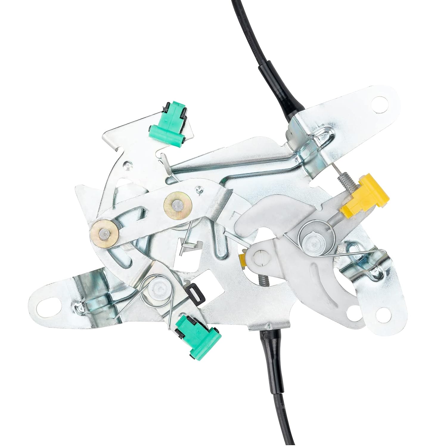 Rear Door Lock Latch Cable Actuator Assembly Set Left Driver Side Upper and Lower for Ford F250 F350 F450 F550 Super Duty Extended Cab 1999-2007 Pack of 2 R477693
