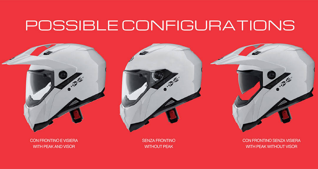 White 2XL Enduro Helmet I5376