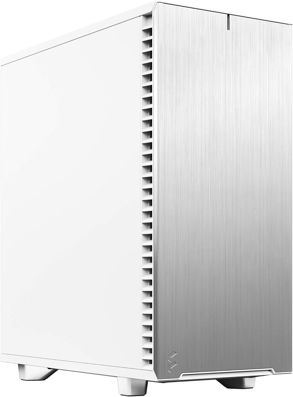 Black Brushed Aluminum/Steel ATX Compact Silent Mid Tower Computer Case Q82573