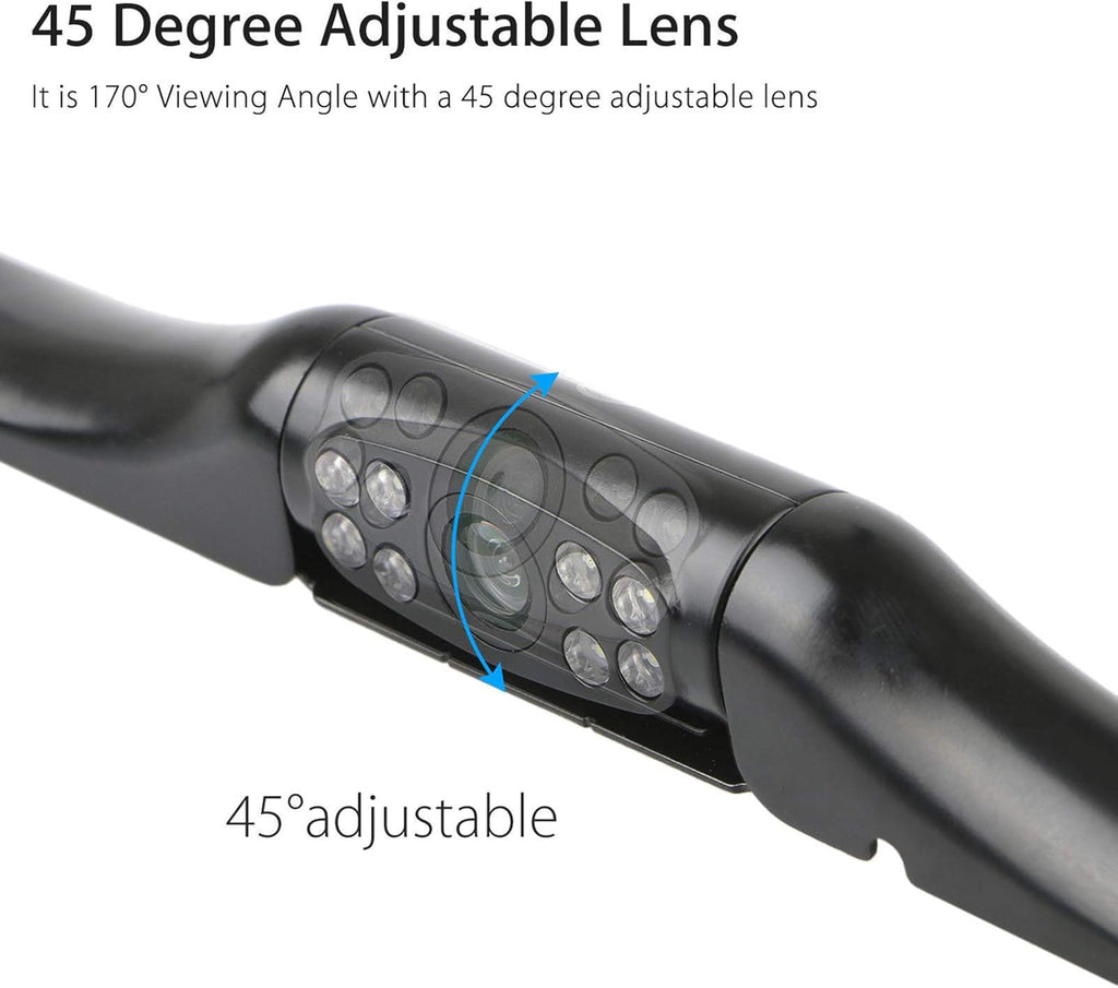 Backup Camera with 8 Bright LEDs 170° Wide Viewing Angle Waterproof Pack of 2 Z87594