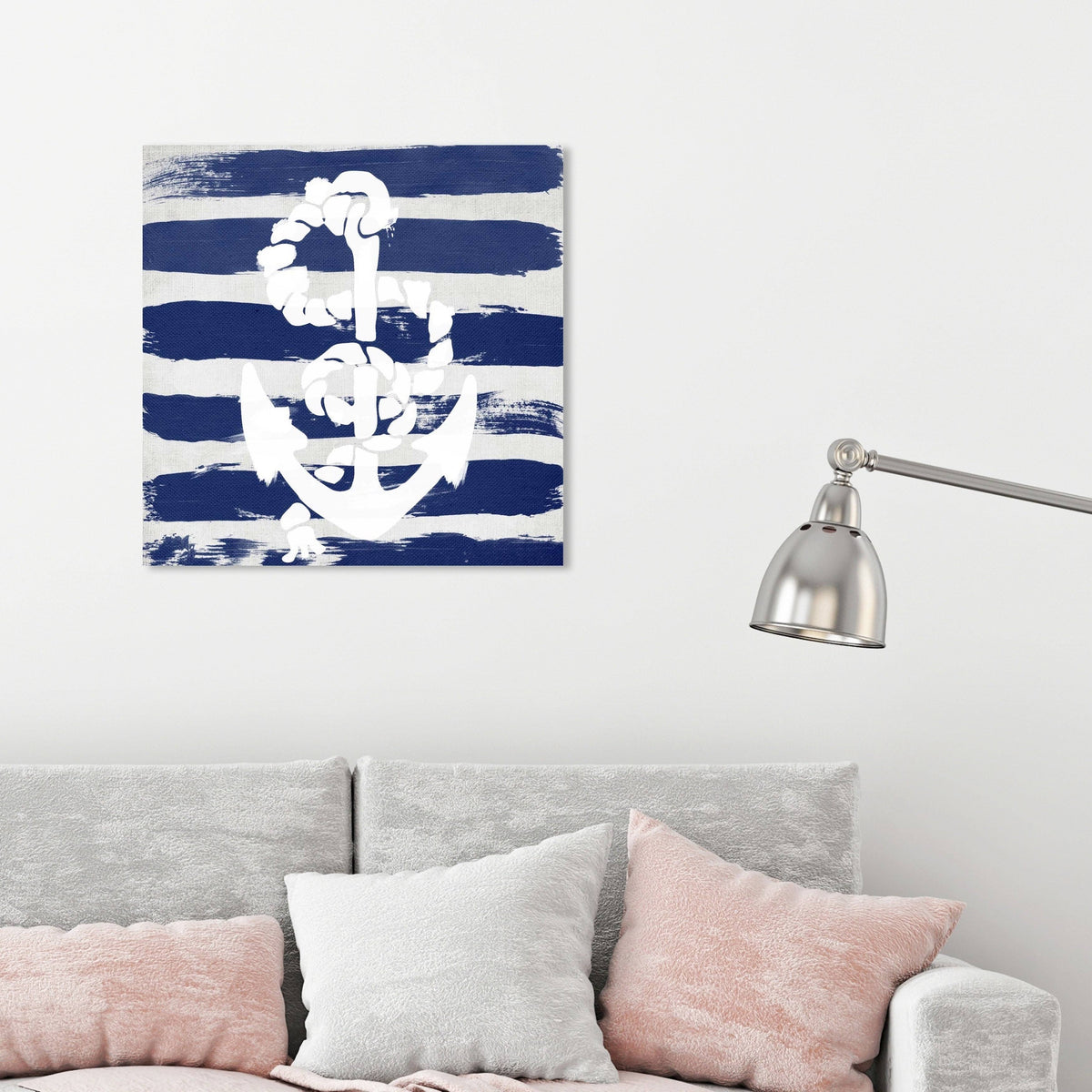 Navy Coastal Canvas I414