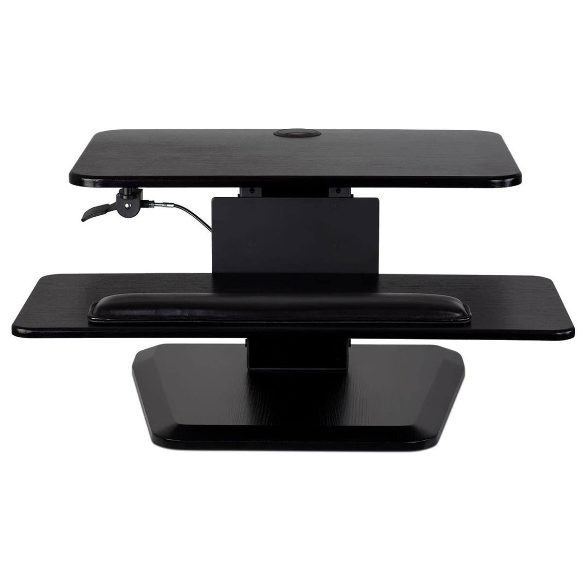 Height Adjustable Sit-Stand Desk Converter, 33 lbs Capacity P980435