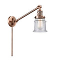 Semi Flush Mount Light Fixture Satin Gold U7115